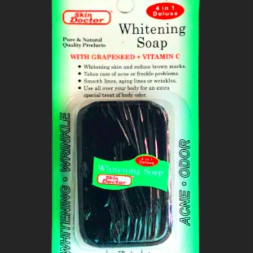 Skin Dr. 4 in 1 Deluxe Whitening SoapPure & Natural Quality Products. With Grape